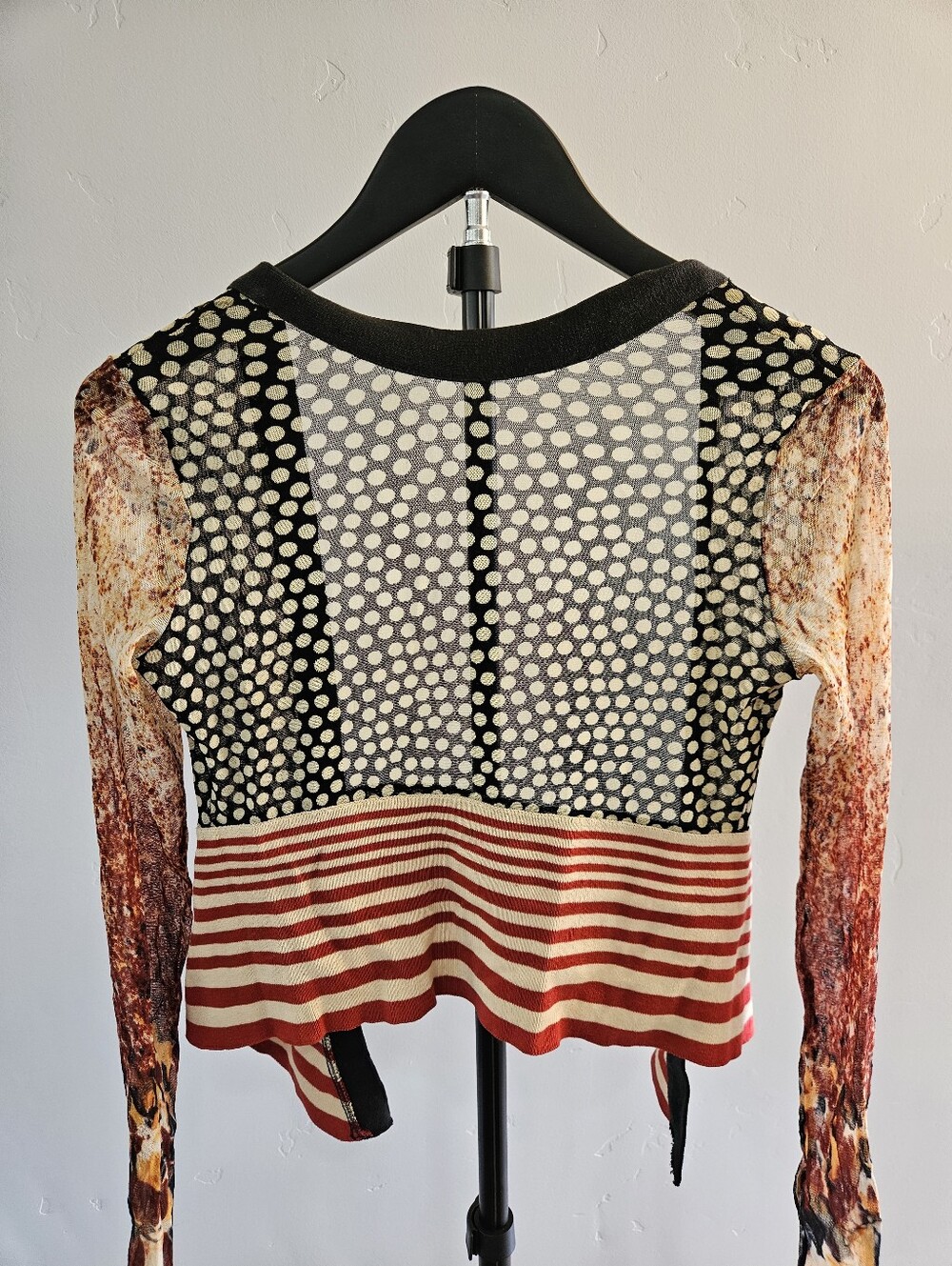 Vintage Jean Paul Gaultier Maille sheer mesh cardigan - Picture 6 of 8
